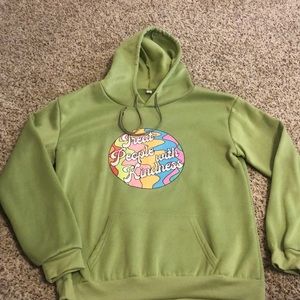 Green treat people with kindness hoodie Harry Styles